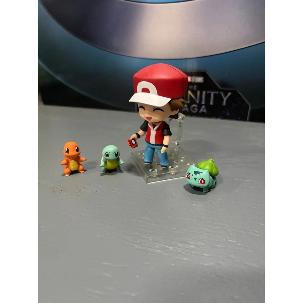 Good Smile - Nendoroid - Pokemon Red Trainer w/Charmander, Squirtle, Bulbasaur